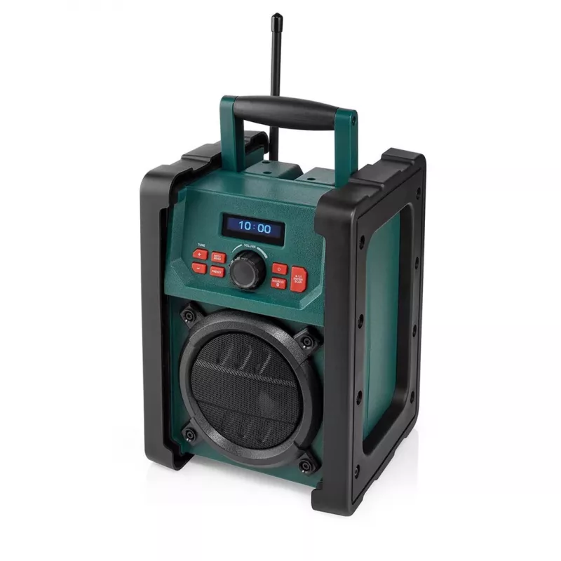 Rádio Nedis RDDB3100GN 15W Bluetooth IP65 čierna/zelená