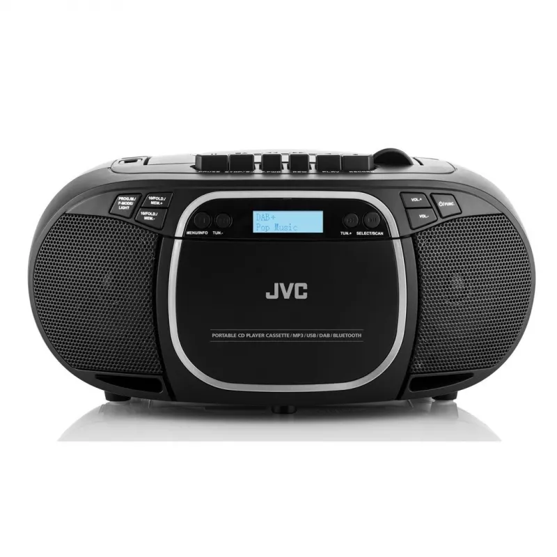 JVC RC-E561B-DAB CD prehrávač čierny prenosný CD prehrávač