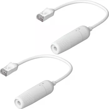 Sieťový kábel Ubiquiti UACC-Cable-Extender-C6A RJ-45 Cat6a 0,185 m biely