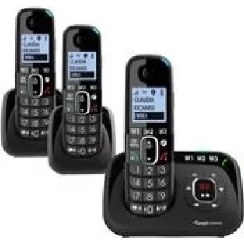 amplicomms BigTel 1583 DECT telefón s veľkými tlačidlami čierny (ATL1423365)
