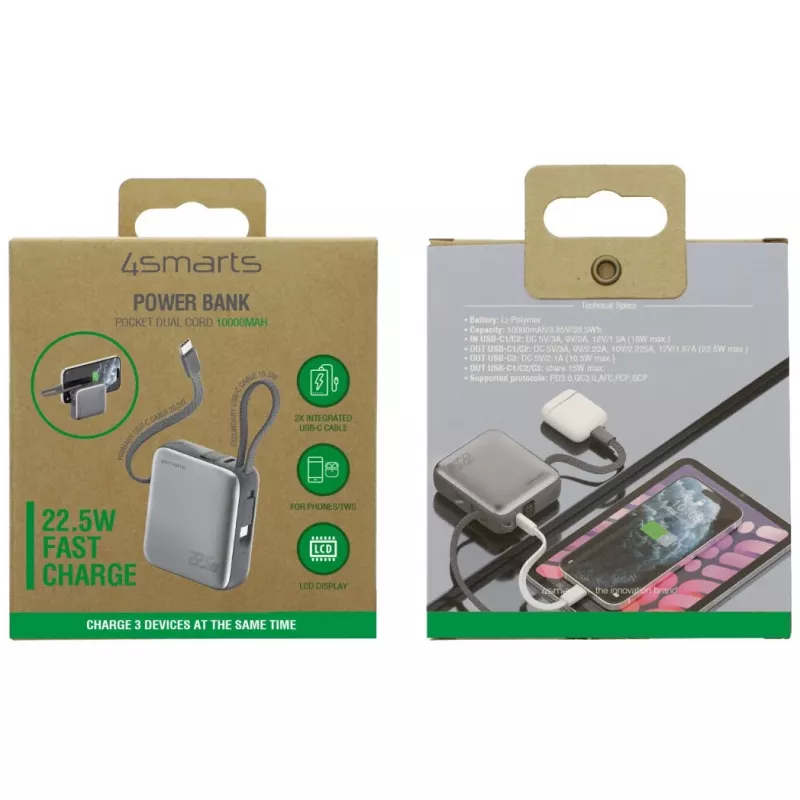 Prenosná powerbanka 4smarts 541625 10000 mAh