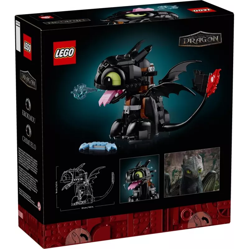 LEGO ICONS 10375 Ako si vycvičiť draka: Bez zubov