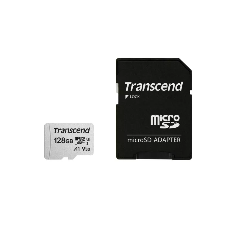 Flash pamäť Transcend 128 GB MicroSDXC SD300S s adaptérom