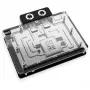 Backplate Alphacool 10260 hliník chróm meď čierna 154 mm