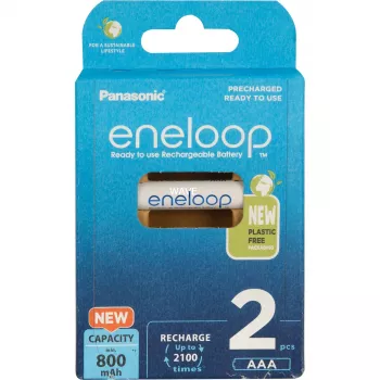 Akumulátory PANASONIC ENELOOP AAA 800 mAh 2 ks (BK-4MCDE/2CP)