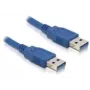 USB kábel DeLOCK USB 3.0-A konektor samec/konektor samec – 5 m