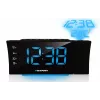 Blaupunkt CRP81USB rádiobudík s projekciou a nabíjaním USB, čierny