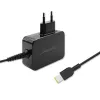 Qoltec 51035 napájací adaptér pre Lenovo 45 W, 20 V 2,25 A, Slim tip+pin, do interiéru, čierny