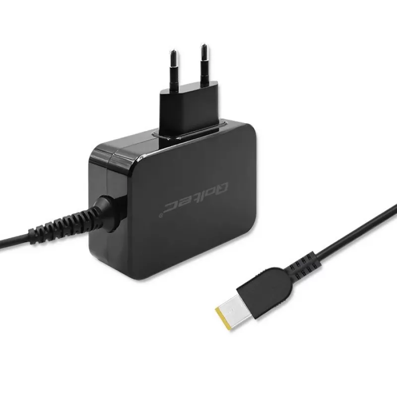 Qoltec 51035 napájací adaptér pre Lenovo 45 W, 20 V 2,25 A, Slim tip+pin, do interiéru, čierny