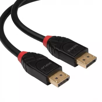 Lindy 7,5m aktívny DisplayPort 1.4 kábel, 7,5 m, DisplayPort, DisplayPort, konektor samec, konektor samec, 7680 x 4320 pixelov