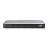 Digitus DA-70918 dokovacia stanica USB-C, 13 portov, 3x HDMI, 2x DP, 4x USB-A, 1x USB-C, RJ-45 1GbE, SD, audio, 150 W