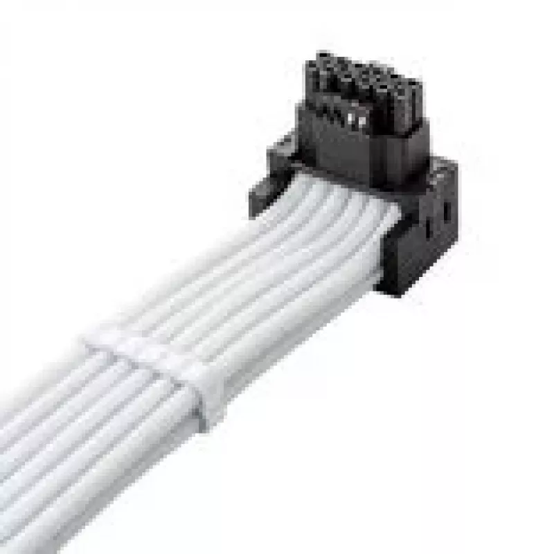 CableMod C-Series Pro prepojovací kábel - variant A, 90°, 16-pin na 3x8-pin PCIe, biely