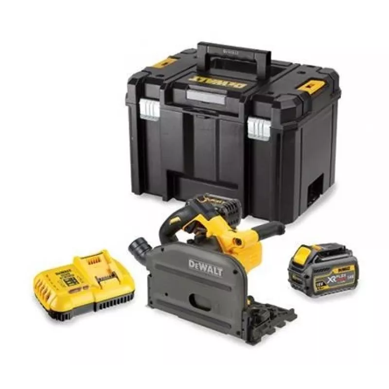 DEWALT DCS520T2 ručná kotúčová píla 54V 2x XR FLEXVOLT 6Ah TSTAK čierna, žltá