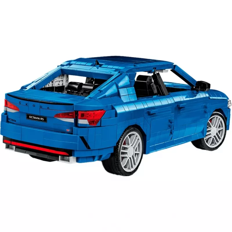 Stavebnica Cobi Škoda Octavia RS model (2405 dielov), od 10 rokov, čierna/modrá