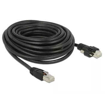 Sieťový kábel DeLOCK 85672 RJ-45 Cat6 10 m čierny