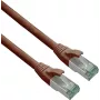 Helos Patch kábel 363772, RJ-45 na RJ-45, Cat.6a S/FTP (surový kábel Cat.7), 2 m, hnedý