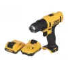 DeWALT DCD bezuhlíkový 10,8V akumulátorový vŕtací skrutkovač Li-Ion, Euro konektor