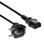 Akyga AK-PC-05C napájací kábel, CEE 7/7 na IEC C13, meď 3 x 1 mm², 5 m, čierna