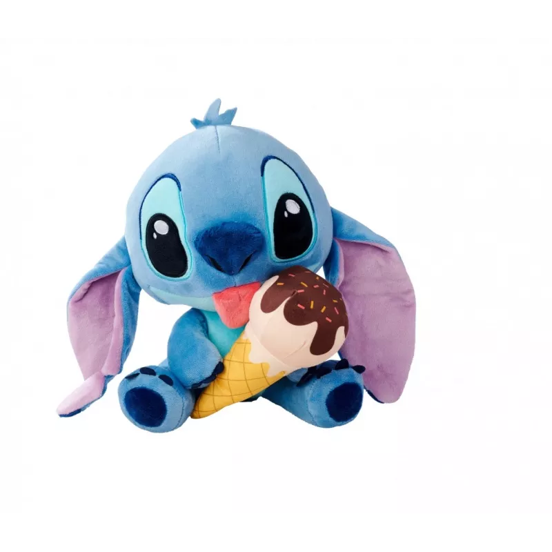 Plüšová hračka SIMBA maskot Stitch zmrzlina 25 cm, originálna mäkká postavička