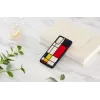 Ochranné puzdro iKins pre Samsung Galaxy S20, čierny dizajn Mondrian