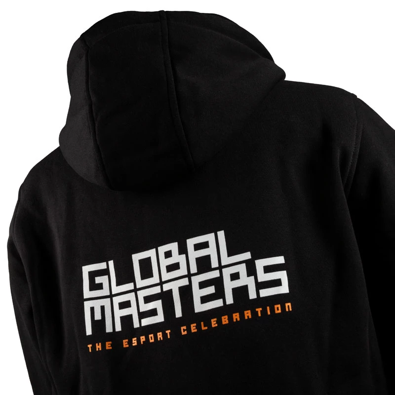 Global Masters Hoodie GM Logo - čierna (M)