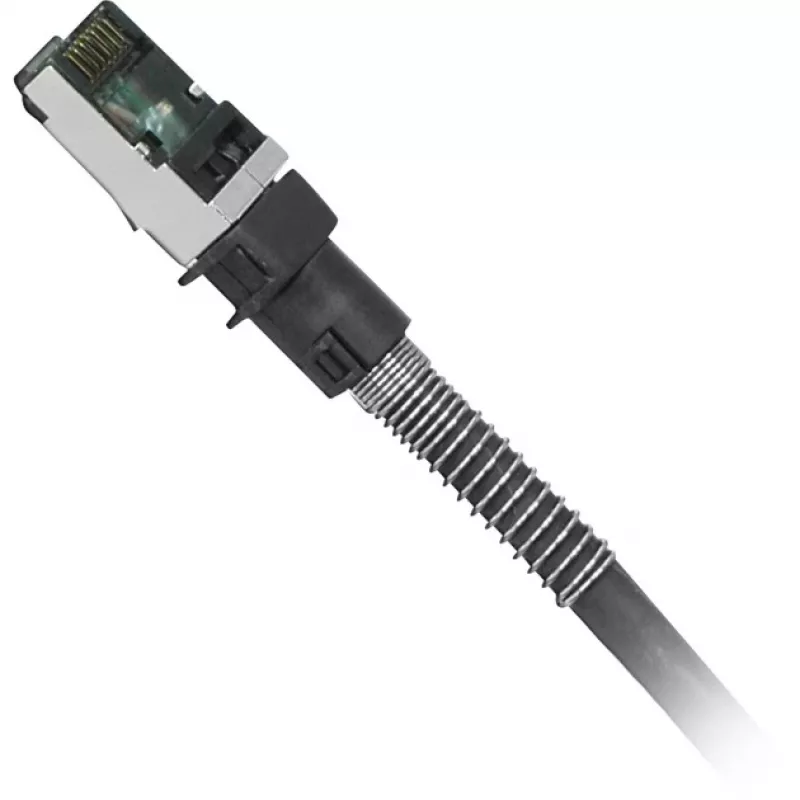 Sieťový kábel PatchSee PCI6 FTP čierny Cat6a 3,1m