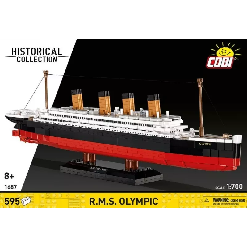 Stavebnica Cobi Blocks R.M.S. Olympic 59 blokov — 59-dielna modelárska sada