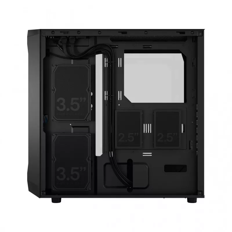Fractal Design Focus 2 RGB Tempered Glass Mid Tower ATX PC skriňa - čierna