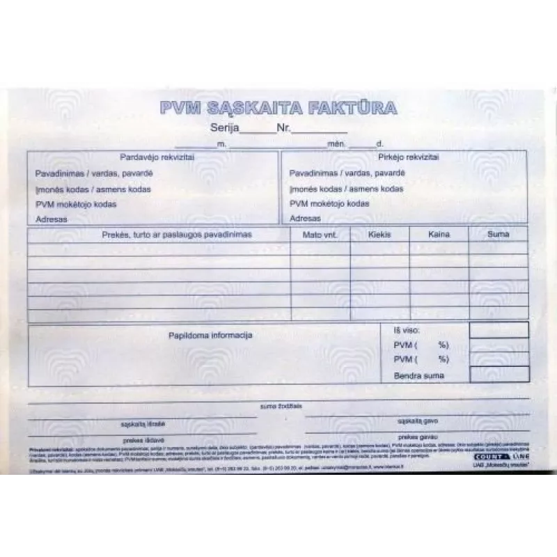 Faktúra s DPH 1+1 SC, A5, 2 × 50 listov