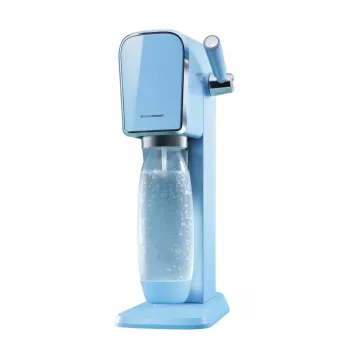 Sýfonovač SODASTREAM Art Blue Steel — 1 l plastová fľaša, 60 l karbonátor, 173×245×430 mm