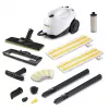 Parný čistič Kärcher SC 3 EasyFix Plus — 1 L nádrž na vodu, 1900 W, 3,5 bar tlak pary, biela