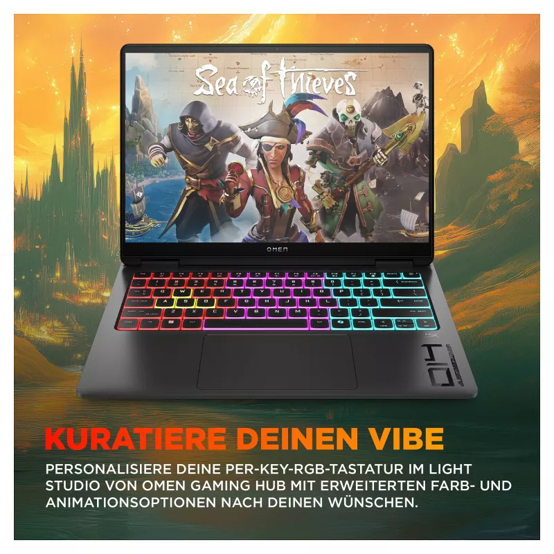 HP OMEN Transcend herný laptop 14-fb1075ng 14 3K OLED U7-255H 32GB/1TB SSD RTX5060 Win11 - BV8C5EA - ABD (BV8C5EA#ABD)