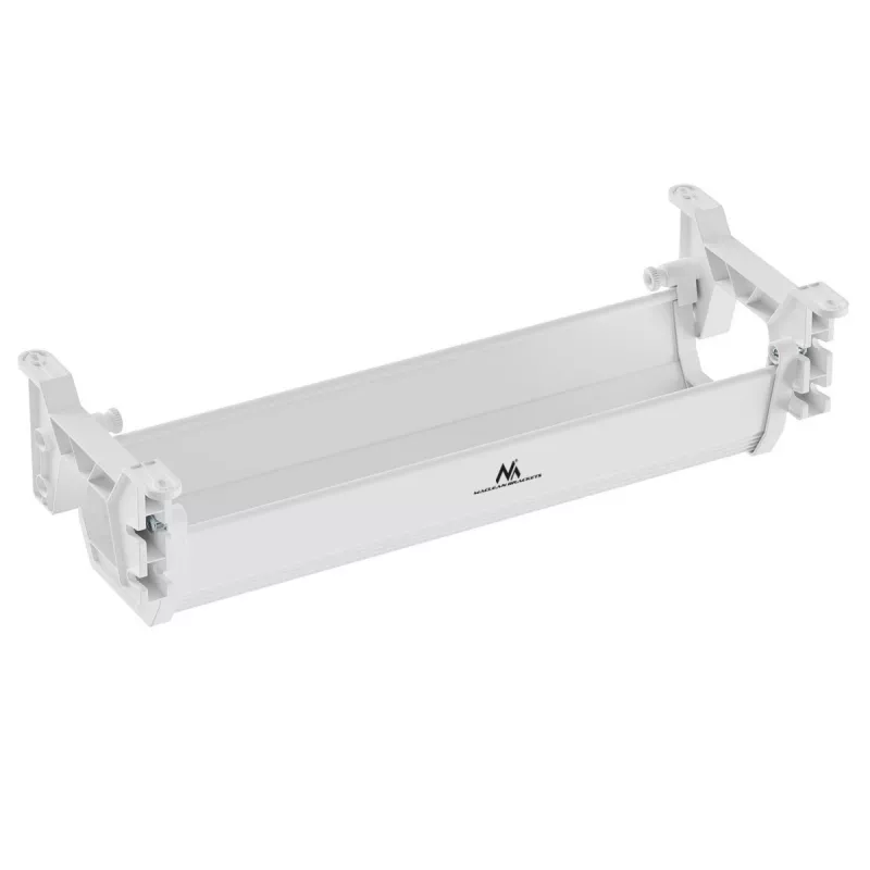 Maclean organizér káblov/zásuviek pod stôl, max. zaťaženie 5 kg, biely, MC-106 W