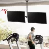 Stropný držiak MACLEAN MC-111 B pre dva televízory, max. zaťaženie 2×40 kg, max. VESA 600×400