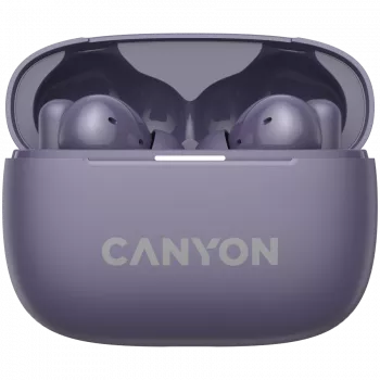 Canyon CNS-TWS10PL slúchadlá a headset True Wireless Stereo (TWS) In-Ear pre hovory/hudbu/šport/každodenné použitie USB Type-C Bluetooth fialová (CNS-TWS10PL)