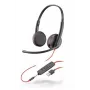 HP Poly Poly Blackwire C3225 USB - 3200 Series - Headset - On-Ear - káblový - USB, 3,5 mm jack - izolácia hluku (209747-101)