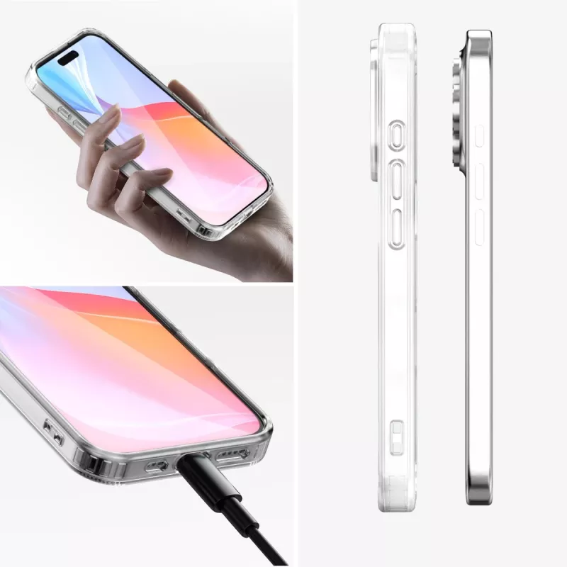Puzdro 4smarts iPhone 16 Pro 16 cm (6,3 palca) transparentné