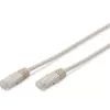 DIGITUS DK-1511-015 prepojovací kábel CAT 5e U/UTP, AWG 26/7, PVC, 1,5 m, sivý