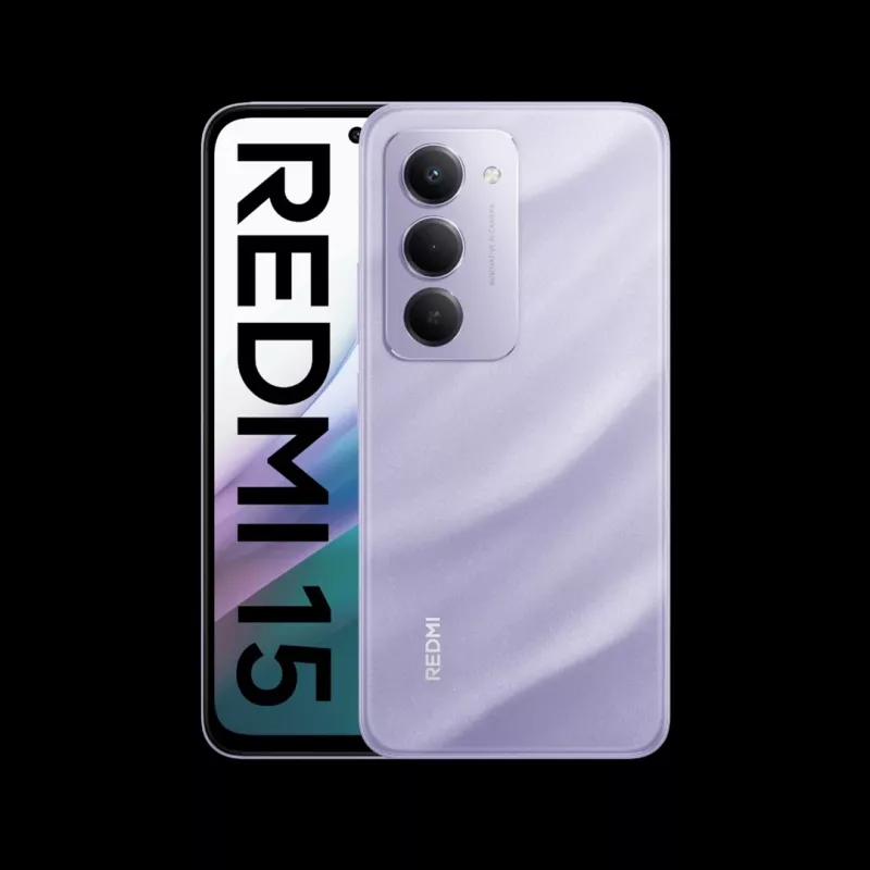 Xiaomi Redmi 15 4G (256GB, Viola Sabbioso, 6.90, Dual SIM Hybrid, 4G), Smartphone, fialová