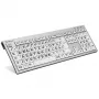 Klávesnica Logickeyboard LKB-LPRNTBW-AJPU-DE Office USB QWERTZ nemecká viacfarebná