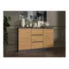 2D3S komoda 120x30x75 cm, antracit/artisan