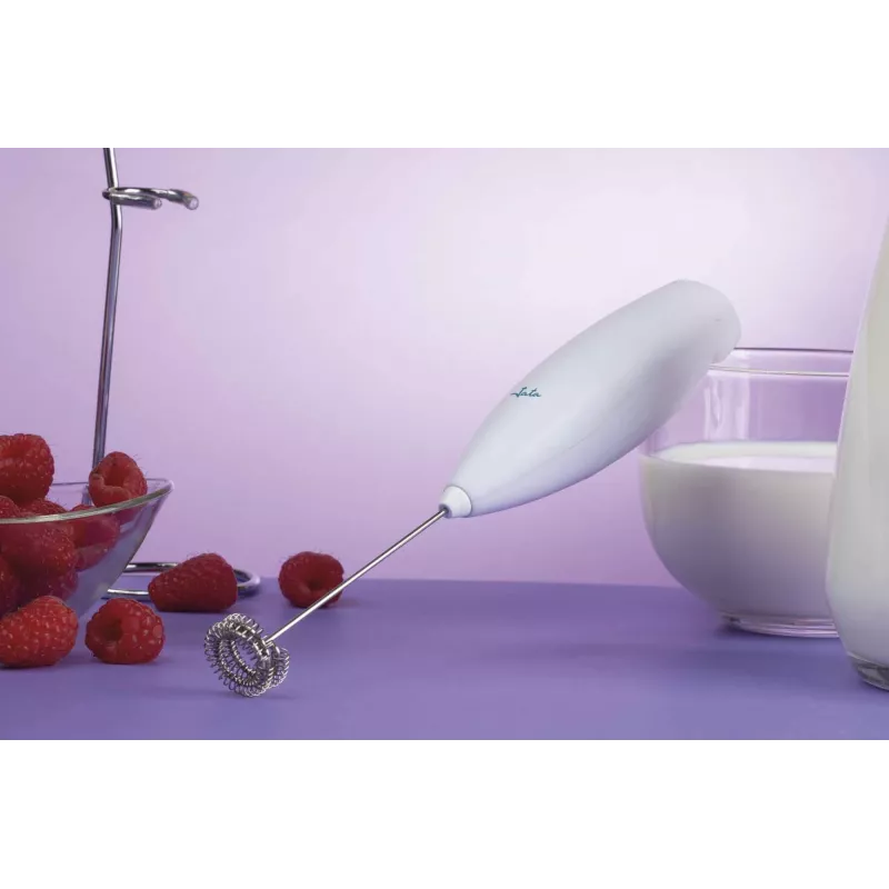 Automatický šľahač mlieka JATA JEES1111 modrá biela na batérie