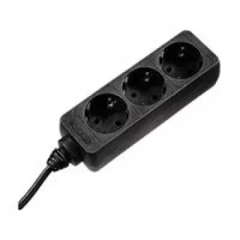Hama 0003039 ochrana proti prepätiu čierna 3 AC výstupy 230 V 1,4 m