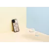 Ochranné puzdro iKins pre Apple iPhone 12 mini — ružový mramorový vzor, tenké prevedenie