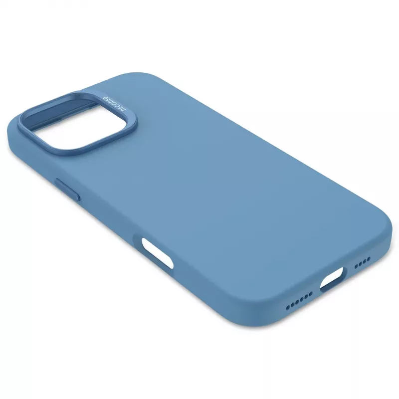 Decoded D25IPO16PMBCS9AE AntiMicrobial silikónový zadný kryt pre iPhone 16 Pro Max, svetlomodrý