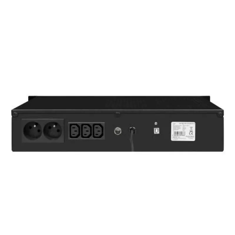 EVER ECO Pro 1000 AVR CDS 19-palcový 2U rackový line-interactive UPS, 1000 VA / 650 W