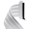 PHANTEKS PCI-E 4.0 x16 Riser plochý kábel, 180 stupňov, 30 cm - biela
