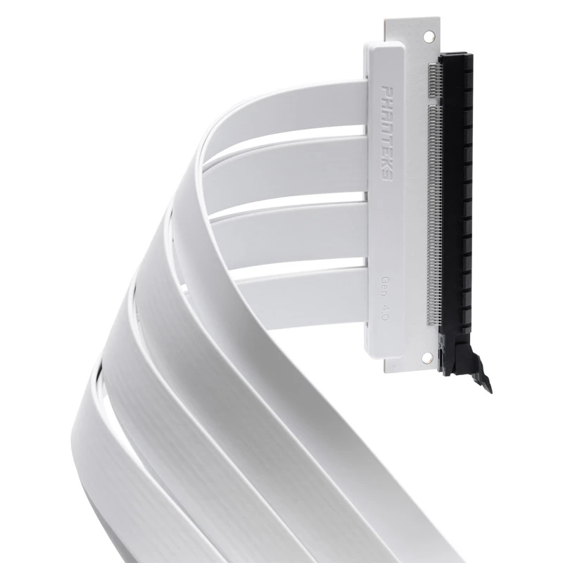 PHANTEKS PCI-E 4.0 x16 Riser plochý kábel, 180 stupňov, 30 cm - biela