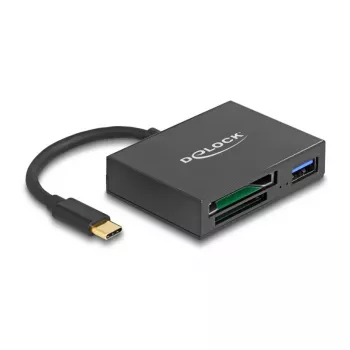 DeLOCK USB-C čítačka kariet pre XQD a SD pamäťové karty USB 5 Gbit/s
