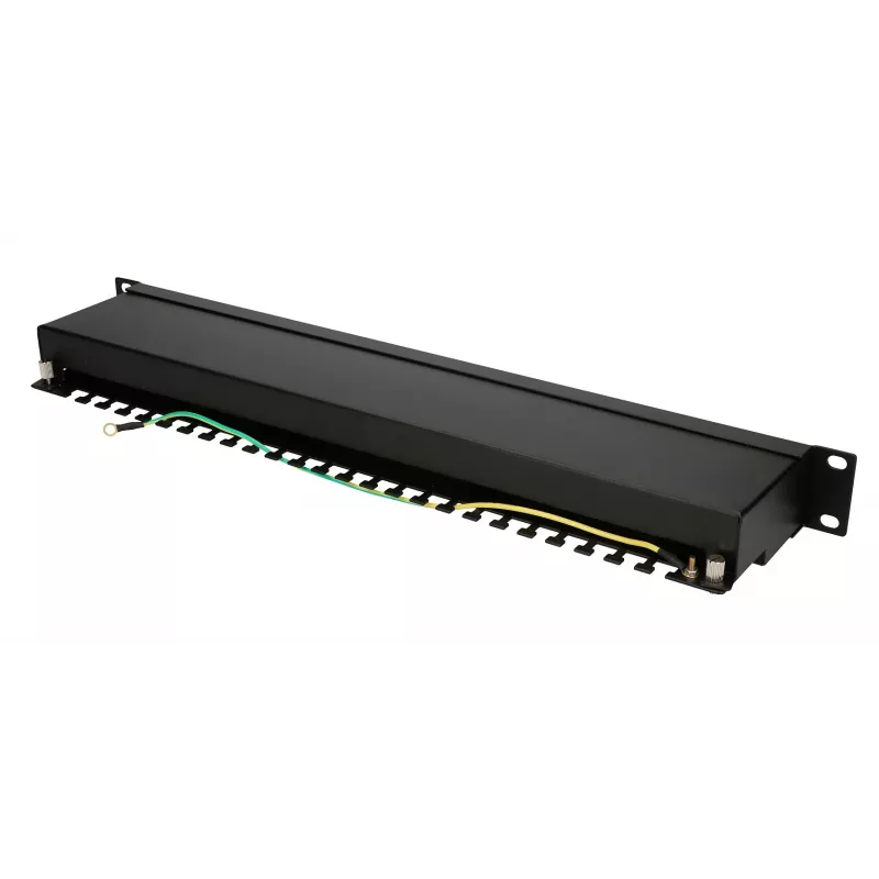 Patch panel Extralink CAT5E STP V2 24 portov
